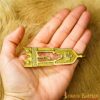 Closed Thistle Pure Solid Brass Belt End