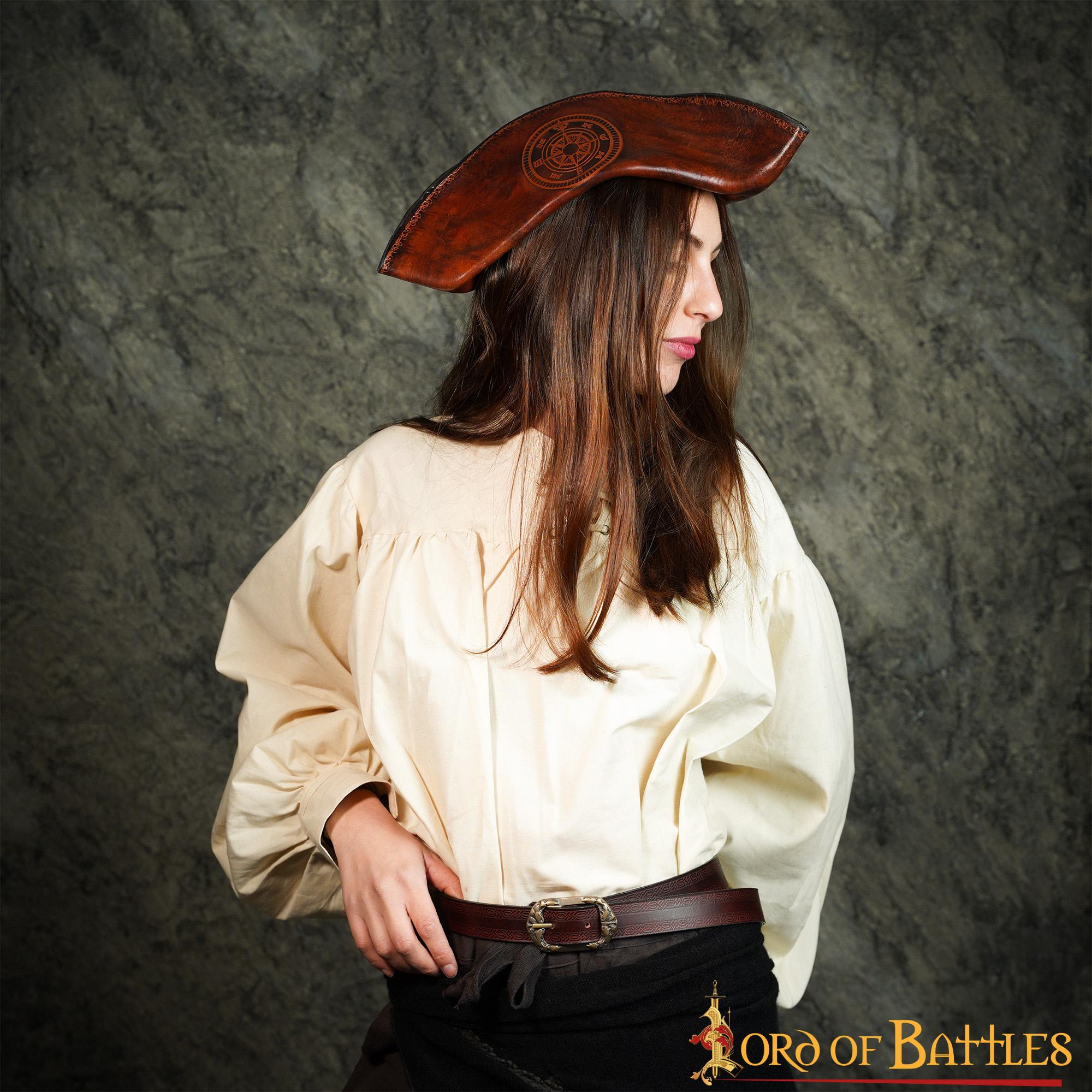 Handcrafted Genuine Leather Belt with Embossed Design