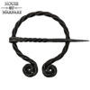 Hand Forged Historical “The Twirled” Fibula / Cloak Pin