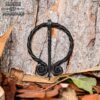 Hand Forged Historical “The Twirled” Fibula / Cloak Pin