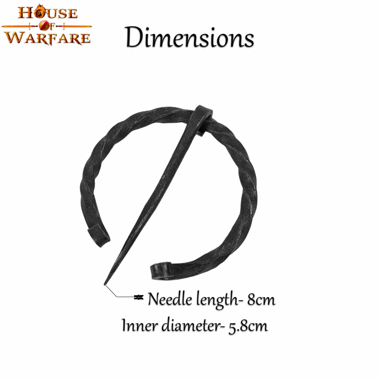 Hand Forged Penannular Fibula