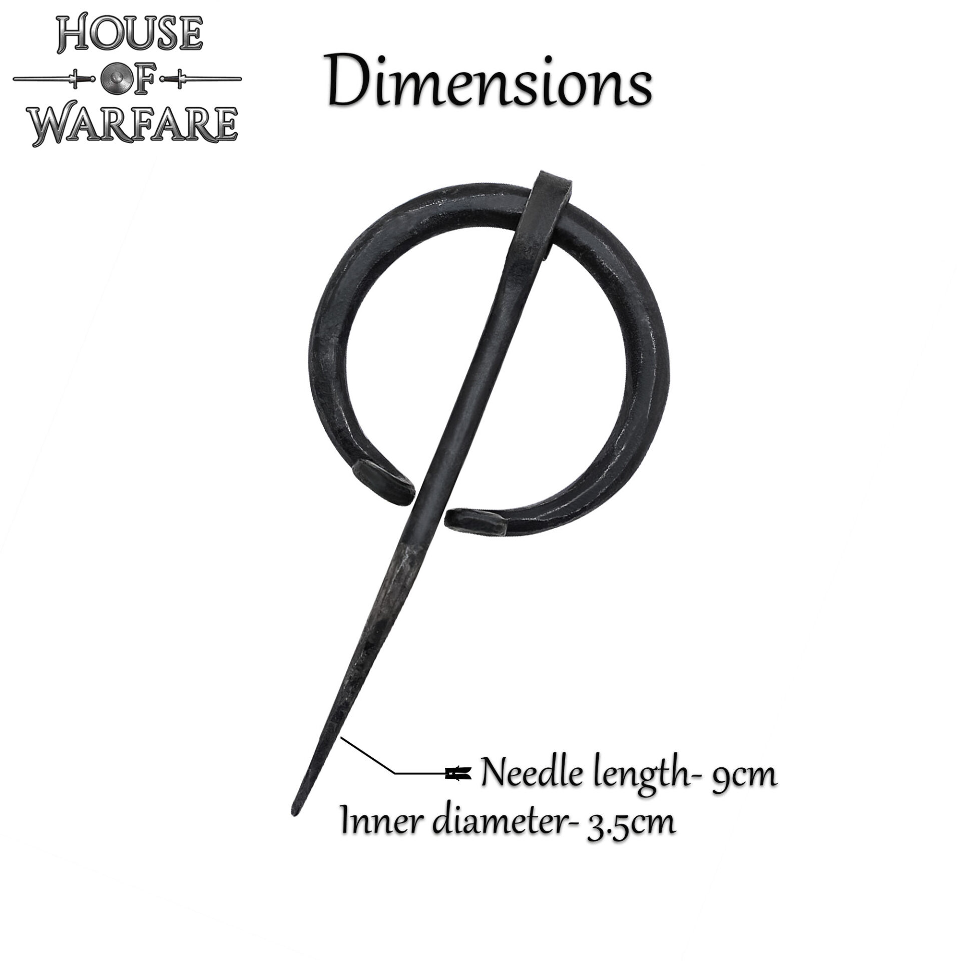 Hand Forged Penannular Brooch / Fibula