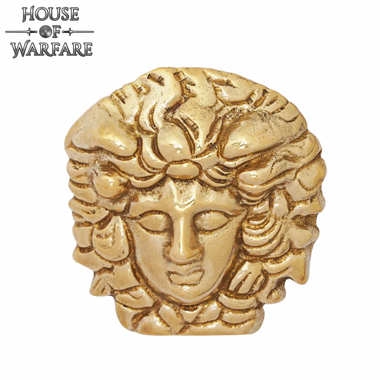 700796_1 Brass Medusa Adornment