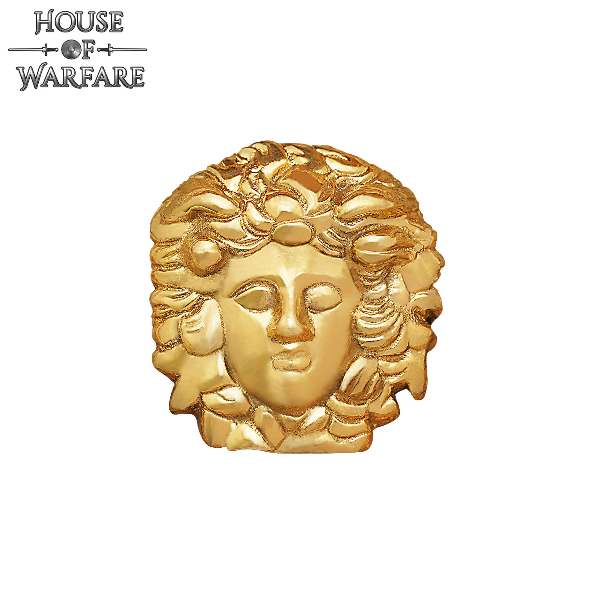 700796_2-1-1 Brass Medusa Adornment