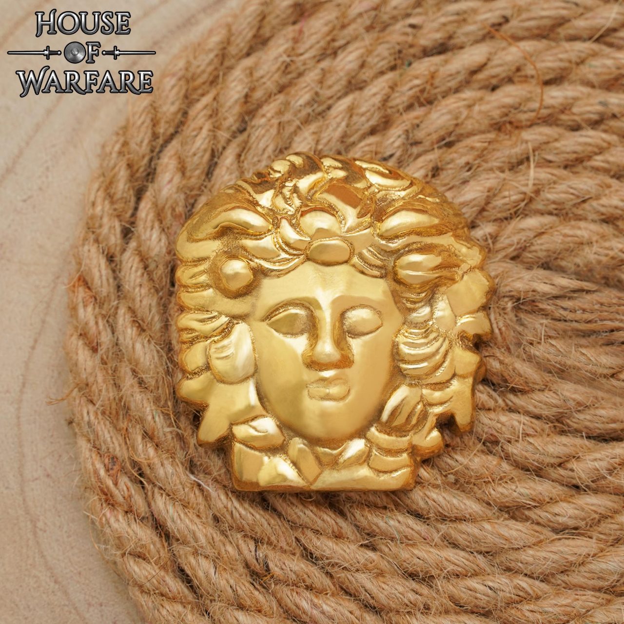 700796_4 Brass Medusa Adornment