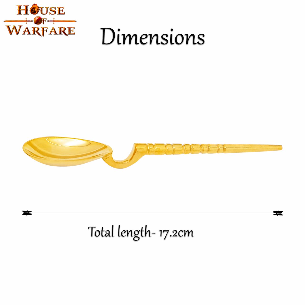 Pure Brass Historic Roman Spoon