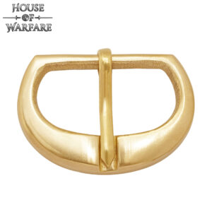 Medieval Solid Brass Small Buckle for Armour Leather Straps / Small Belts