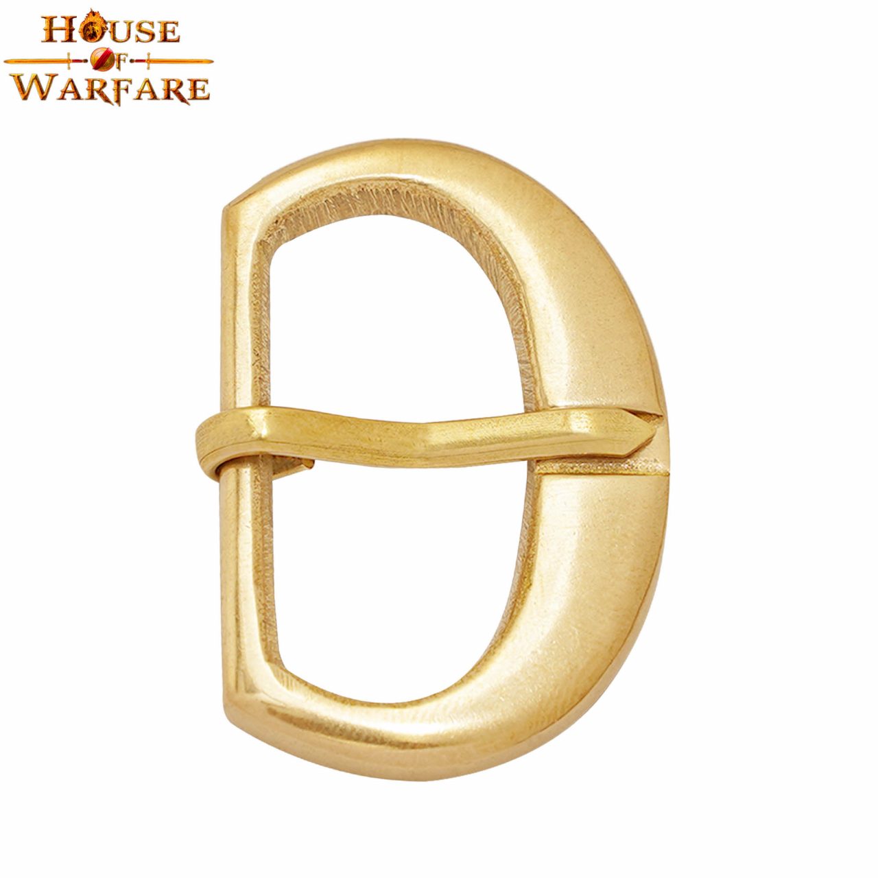 Medieval Solid Brass Small Buckle for Armour Leather Straps / Small Belts