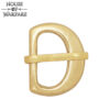 701220_2 Medieval Solid Brass Buckle for Small Leather Straps