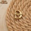 701220_4-1 Medieval Solid Brass Buckle for Small Leather Straps