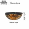 701258_2-1 Genuine Horn Bowl for Medieval Vintage Feasts