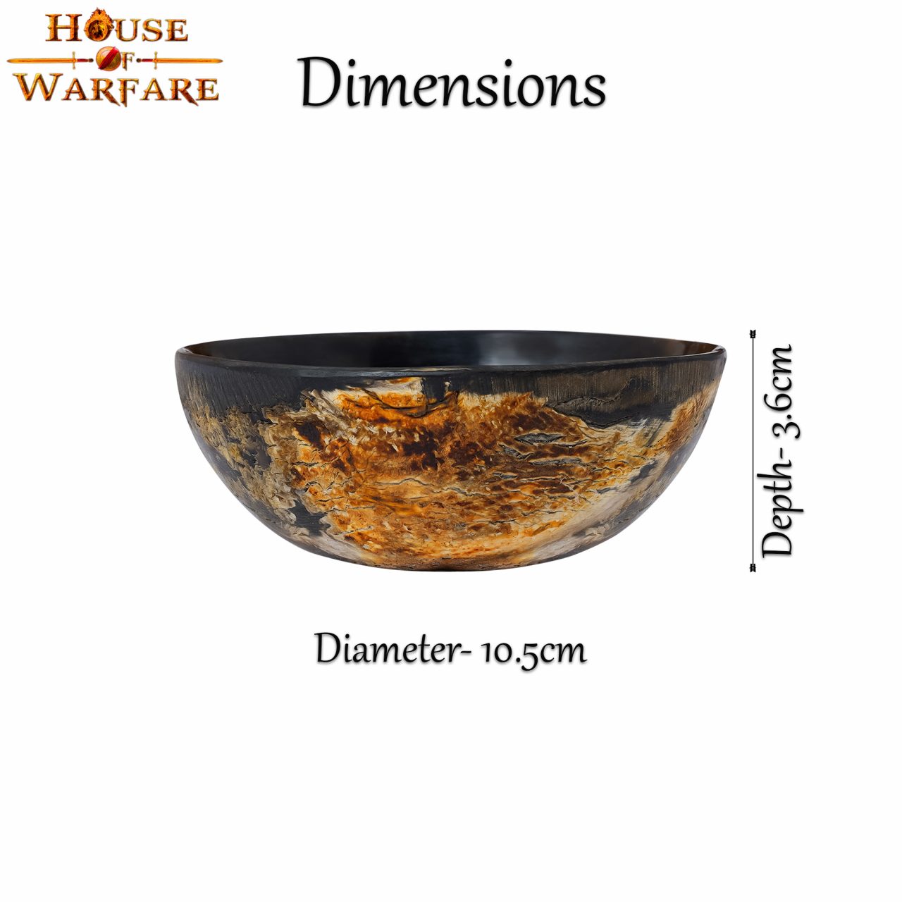 701258_2 Genuine Horn Bowl for Medieval Vintage Feasts