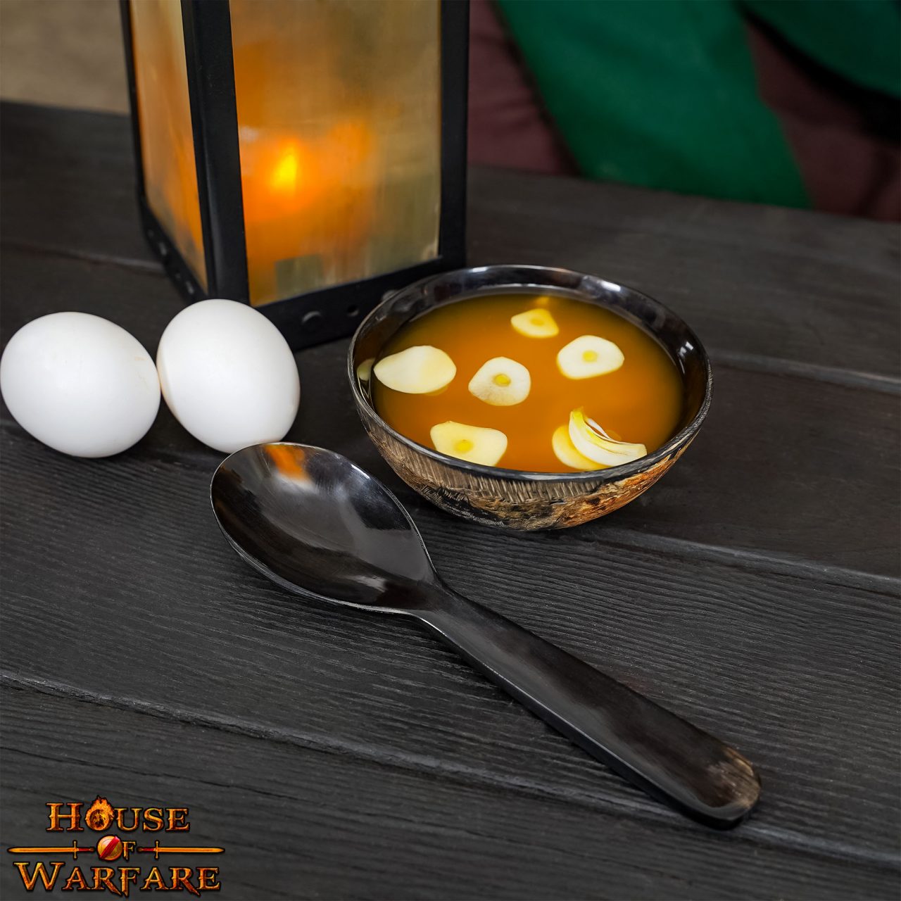 701258_5 Genuine Horn Bowl for Medieval Vintage Feasts