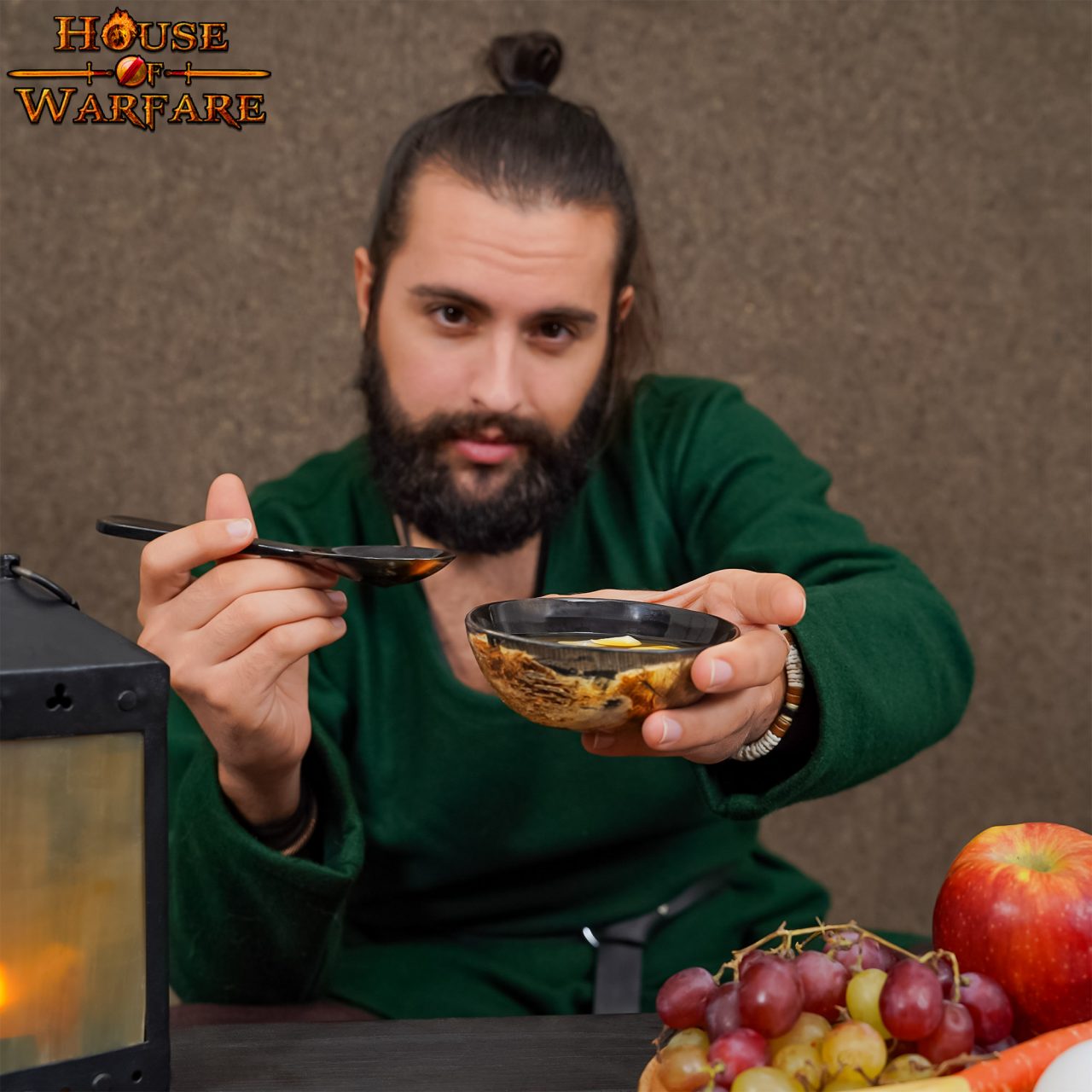 701258_6 Genuine Horn Bowl for Medieval Vintage Feasts