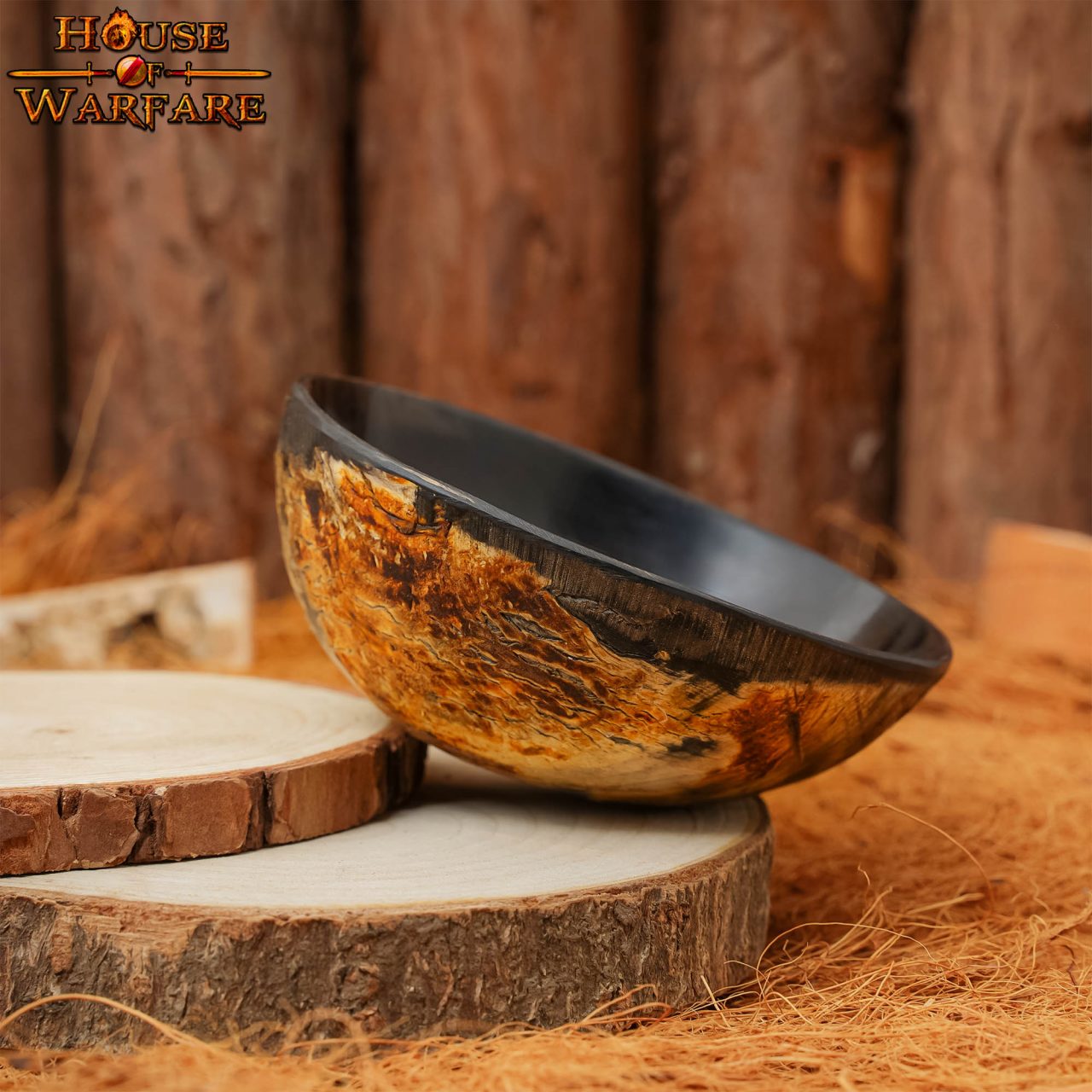 701258_7 Genuine Horn Bowl for Medieval Vintage Feasts
