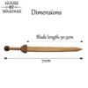 Handcrafted Genuine Wooden Roman Gladius Sword