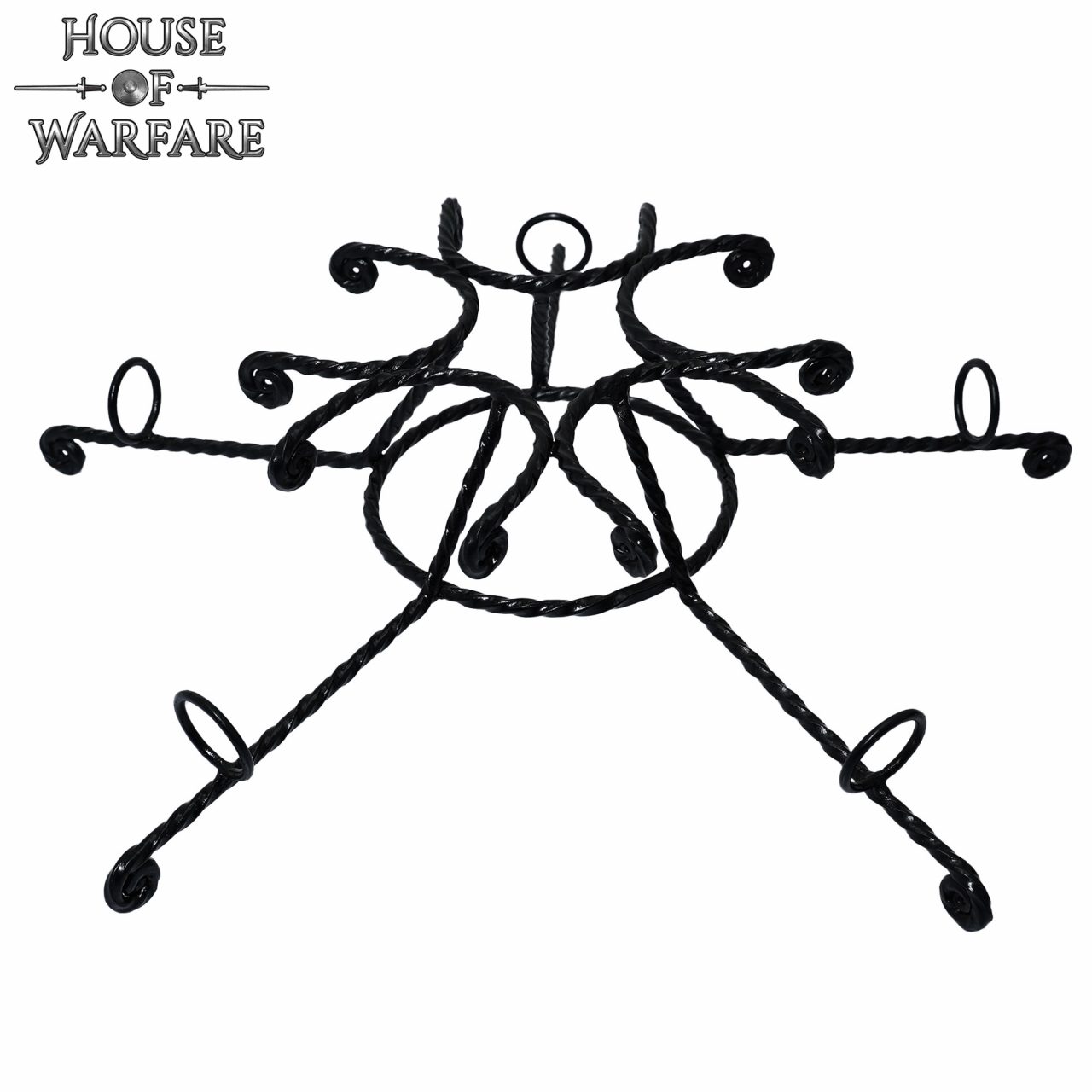 Five Drinking Horn Display Stand