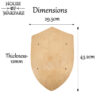 701579_2-3 Small Wooden Shield
