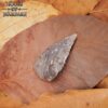 701810_6 Historical Flint Stone Leaf Arrowhead Dark Brown 7.6cm