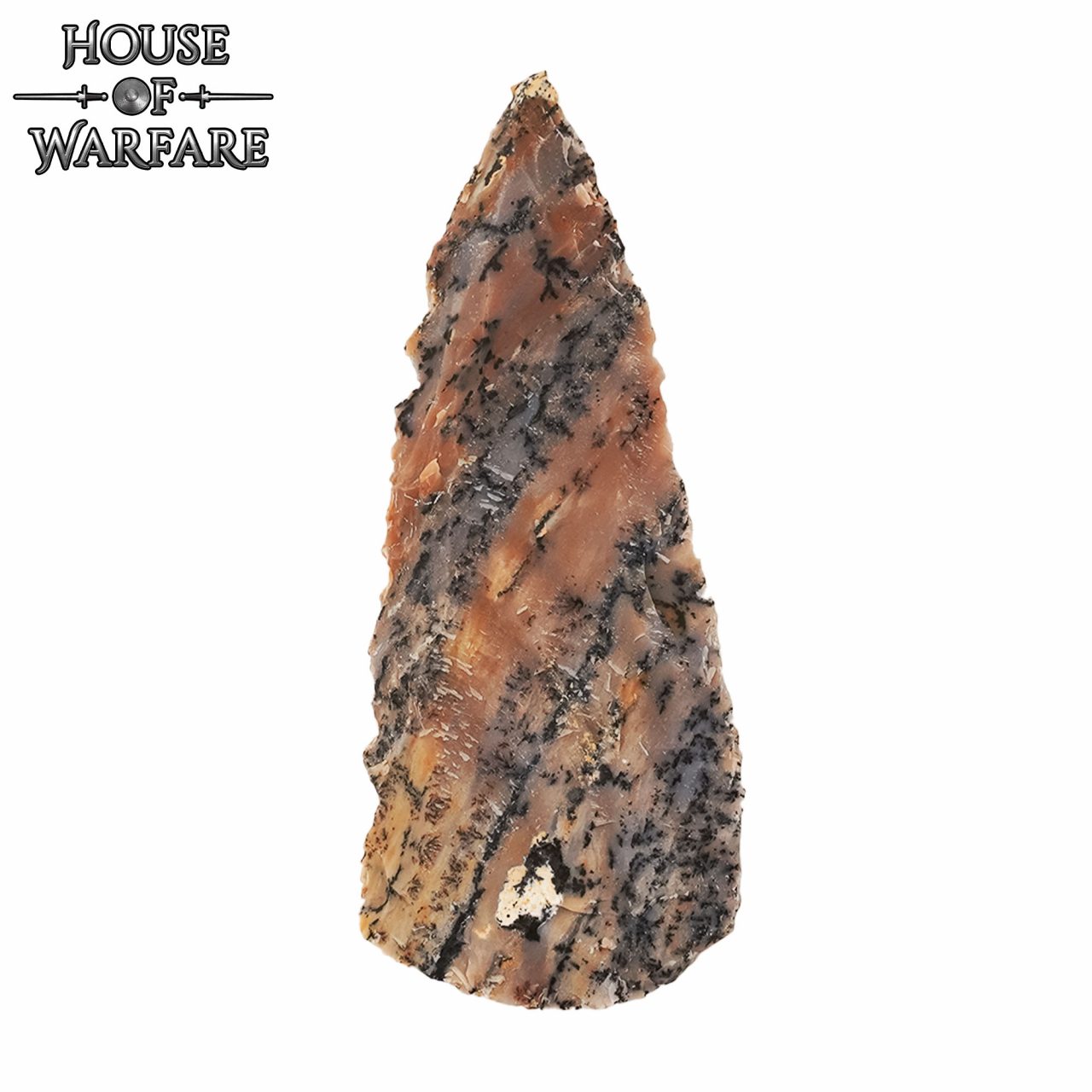 701811_1 Historical Flint Stone Leaf Arrowhead 6cm