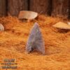 Historical Flint Stone Hunting Arrowhead with Double Tapered Ends 5cm
