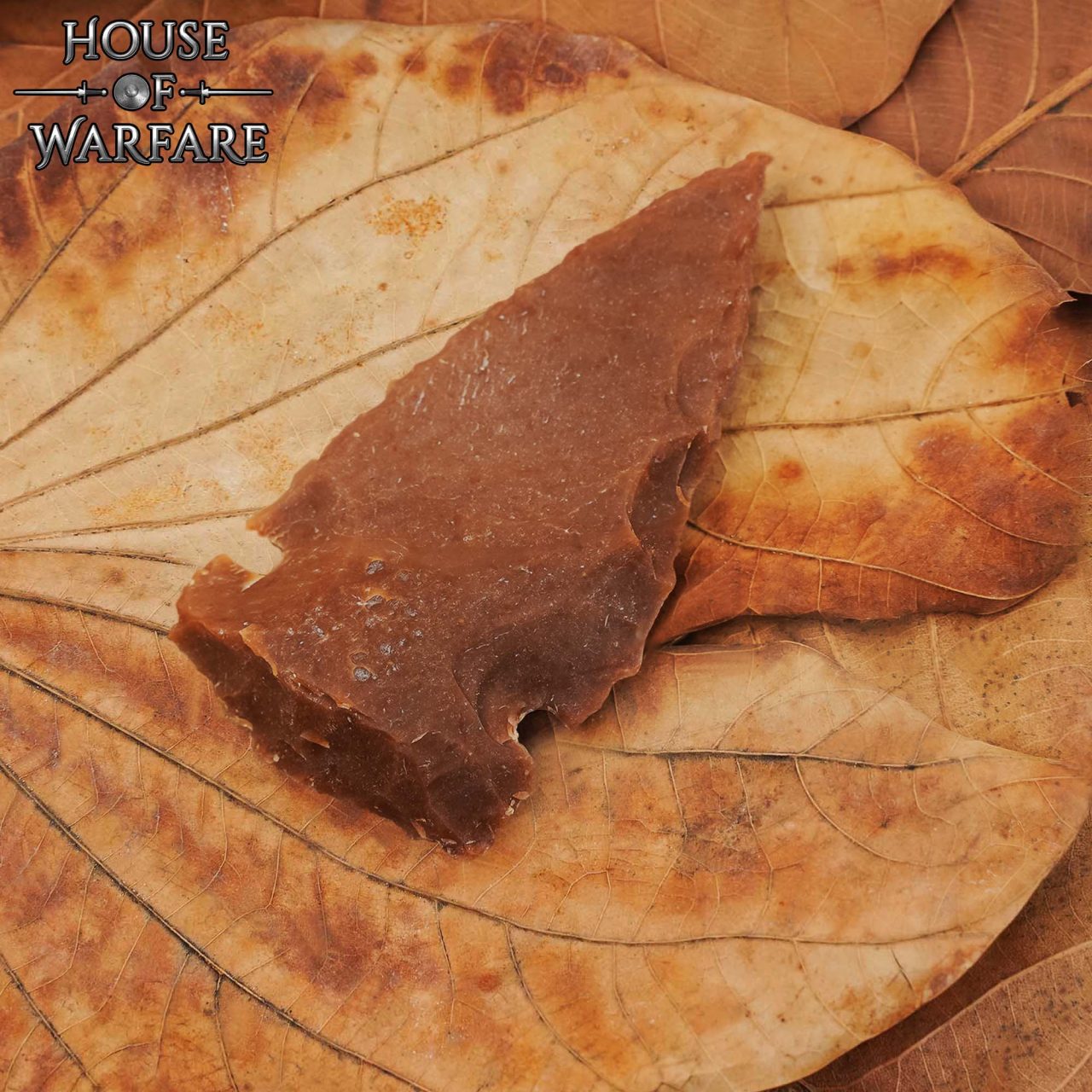 701813_5 Historical Flint Stone Neolithic Arrowhead 6.6cm