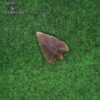 Historic Flint Stone Stemmed Hunting Arrowhead Brown 4cm