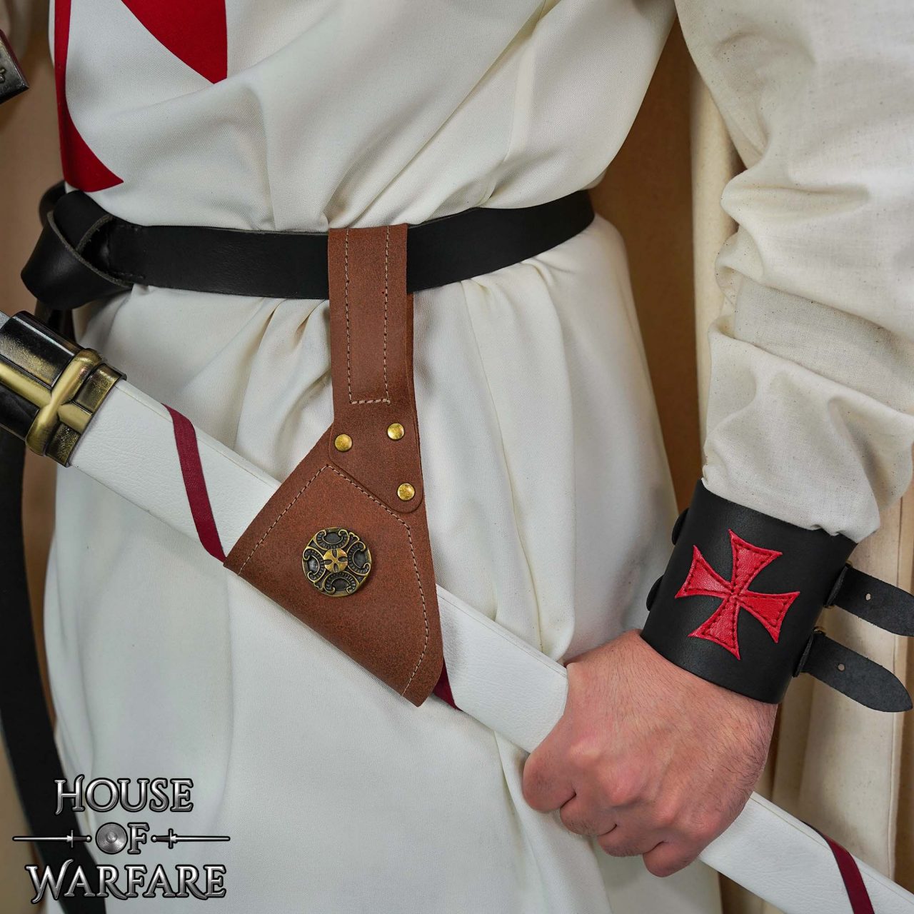 Medieval Leather Sword Frog