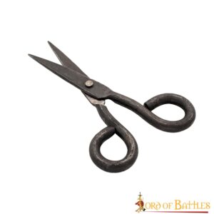 Antique Iron Hand Forged Scissors Fully Functional Medieval Accessory