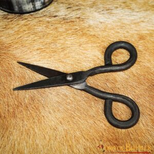 Antique Iron Hand Forged Scissors Fully Functional Medieval Accessory