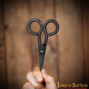 Antique Iron Hand Forged Scissors Fully Functional Medieval Accessory