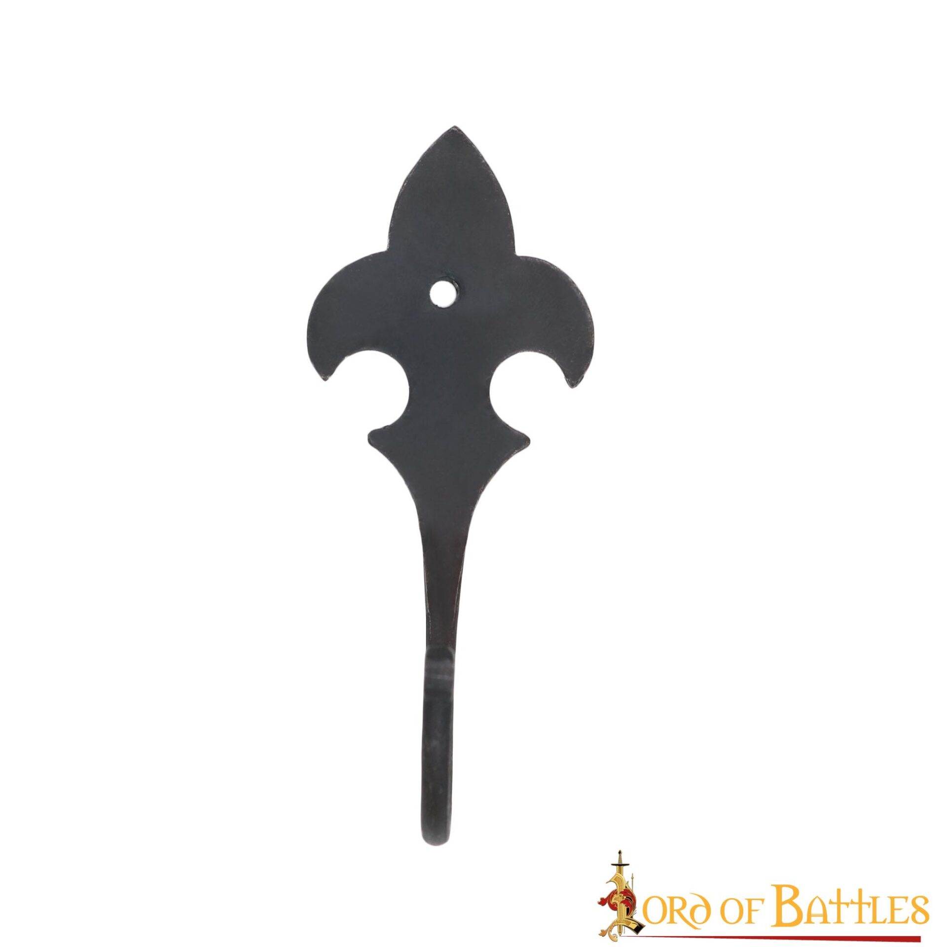 Fleur de Lis Hand Forged Vintage Wall Hook