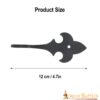 Fleur de Lis Hand Forged Vintage Wall Hook