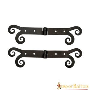 Vintage Door Hinges Pair Handmade Iron Rustic Functional Accessory