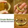 8860-2pcs-pattern-2 Medieval Belt Mounts