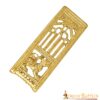 Lion Pure Solid Brass Belt End Chape Lion Pure Solid Brass Belt End Chape