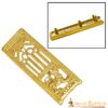 8923_2-3 Lion Pure Solid Brass Belt End Chape