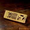 8923_5-1 Lion Pure Solid Brass Belt End Chape