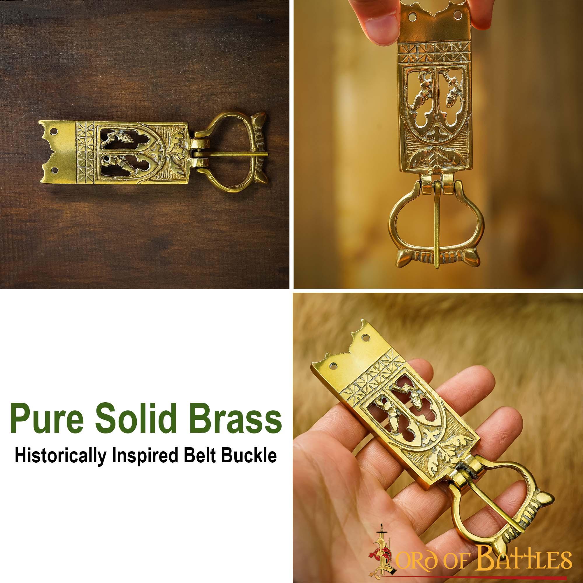 8937-pattern-2-1-1 Brass Belt Buckle