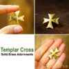 8945-5pcs-pattern-2 Templar Cross