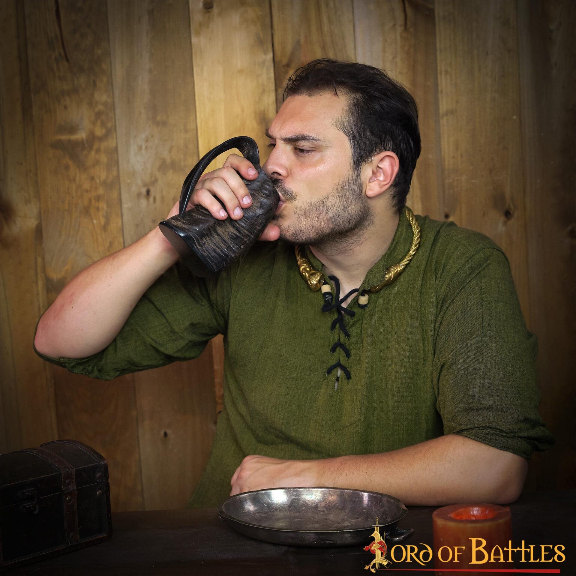 9-11 Medieval Viking Horn Tankard Beer Mug Handcrafted Genuine Buffalo Horn