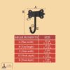 Heavy Duty Cast Iron Wall Hook - 500242OB 2 Wall Hook