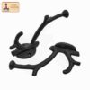 Rustic Cast Iron Wall Hooks, Heavy Duty Retro Utility Hooks - 500150OB-2SET 3 wall hook