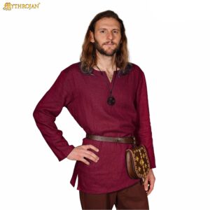 Sigrid Viking Tunic, Linen Short Medieval Tunic - 301086WR 3 Short Medieval Tunic