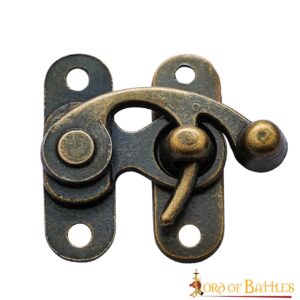 Antique Brass Large Hasp Latch Set of 3