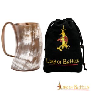 Medieval Viking Horn Tankard Beer Mug Handcrafted Genuine Ox Horn