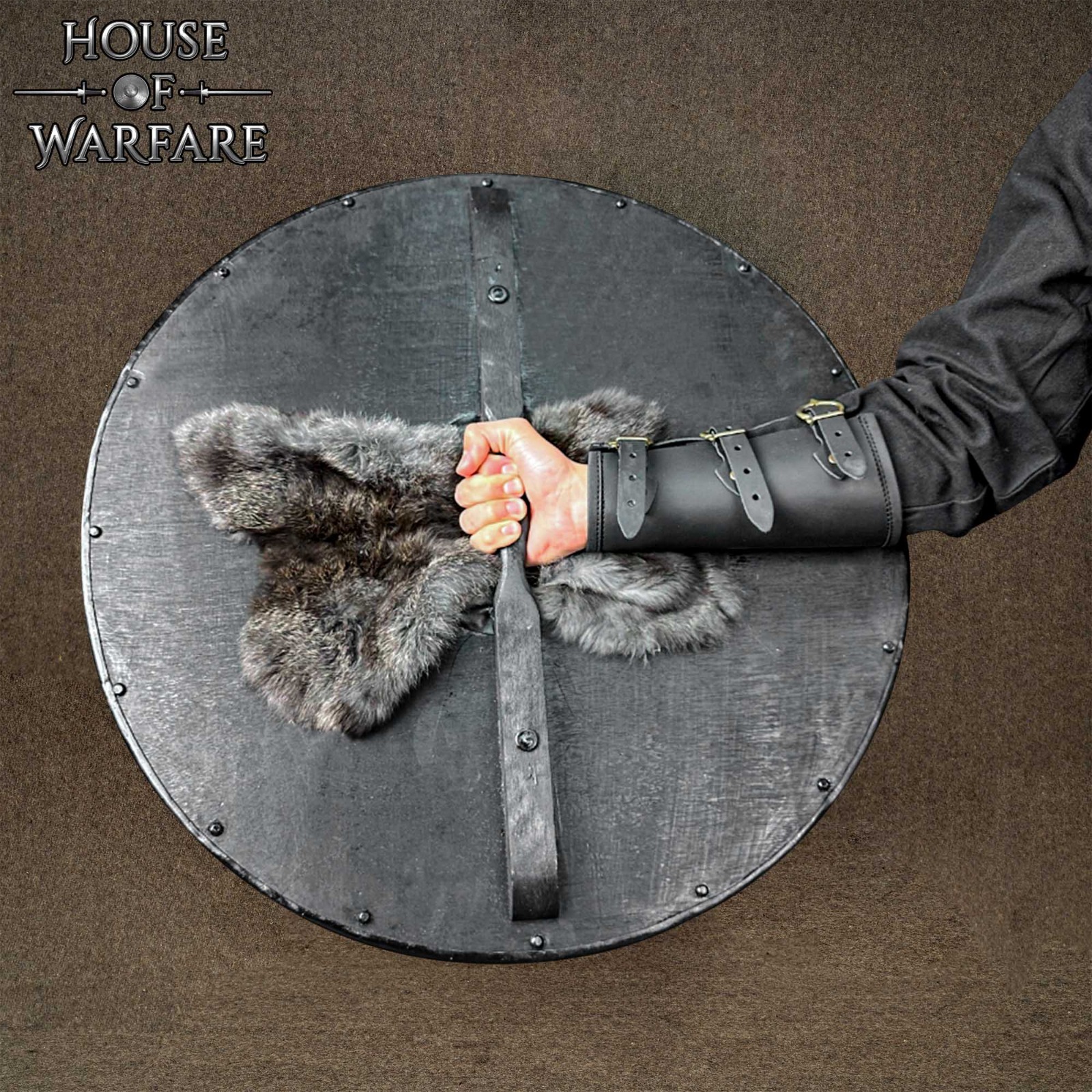 Natural Colour Rabbit Fur for LARP Cosplay Fantasy Costumes, Medium