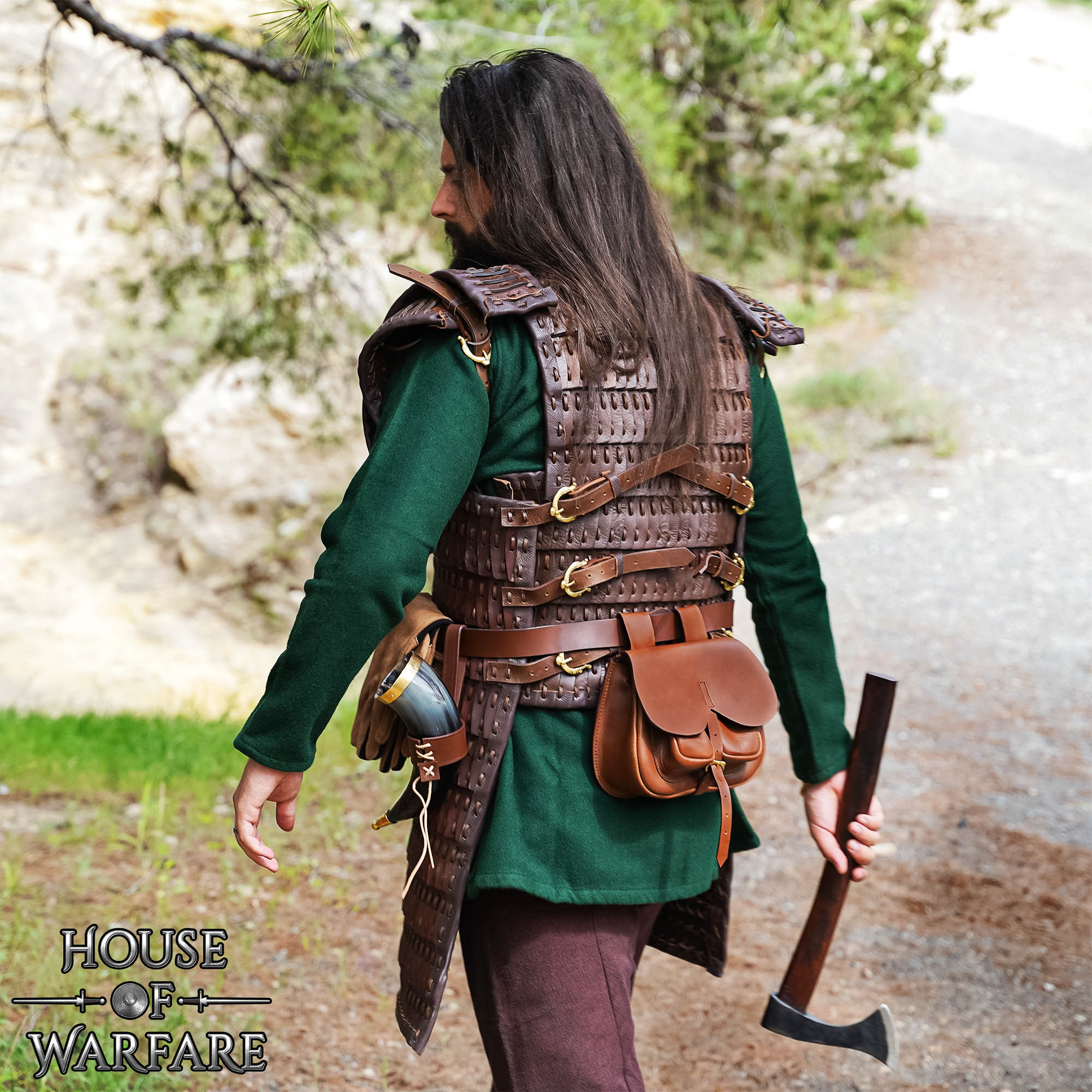 700912_4 Leather Flap Bag with Pocket