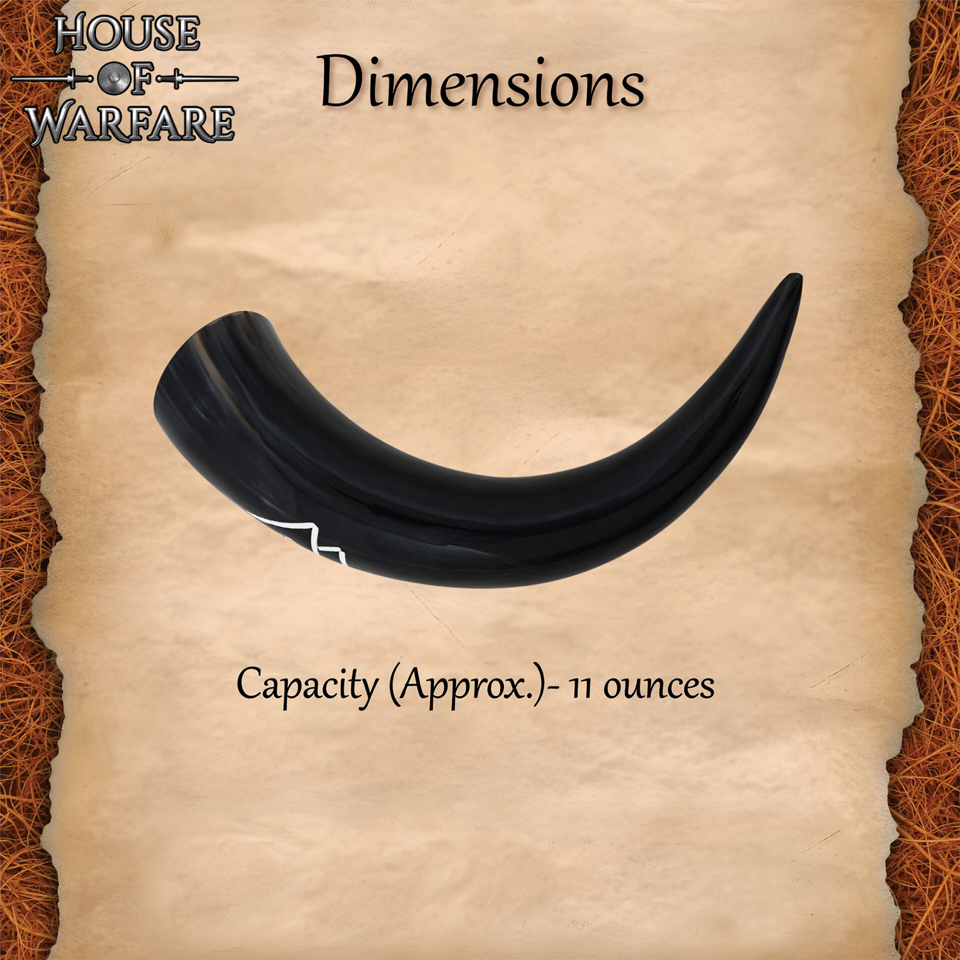 Viking Drinking Horn-700636 2 Viking Valknut Drinking Horn