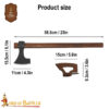 Medieval Axes-25331CBR 2 Viking bearded axe
